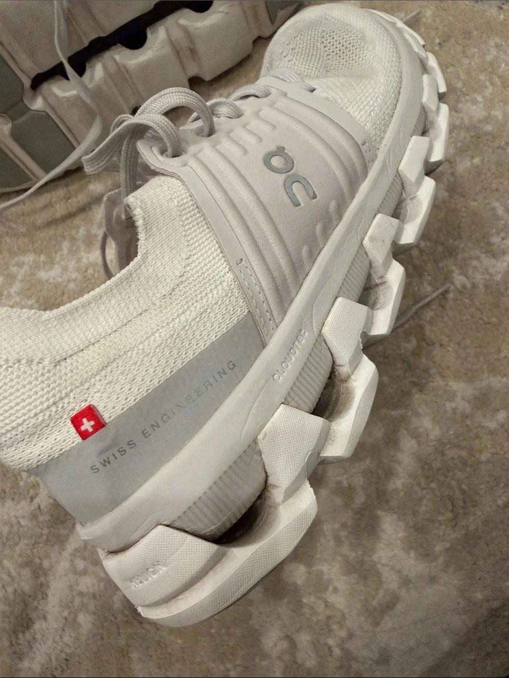 On Running Cloudswift 3 White Frost Size 7 - Picture 2 of 12